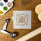 Parisian Tile Cookie & Craft Stencil | CM013 by Designer Stencils | Cookie Decorating Tools | Baking Stencils for Royal Icing, Airbrush, Dusting Powder | Craft Stencils for Canvas, Paper, Wood | Reusable Food Grade Stencil